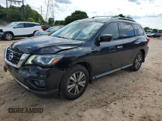 2017 Nissan Pathfinder SL with VIN 5N1DR2MN4HC681326, listed as a Copart auction lot 60345305 with 140,229 mi miles and Salvage title. Bid and sale history available at DreamBid. Image 1.