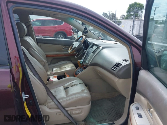 2008 Lexus RX 350 with VIN JTJGK31U880010747, listed as a IAAI auction lot 42113121 with 201,646 mi miles and . Bid and sale history available at DreamBid. Image 5.