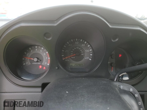 2002 Nissan Frontier XE with VIN 1N6DD26S42C334251, listed as a Copart auction lot 49308145 with 202,805 mi miles and Salvage title. Bid and sale history available at DreamBid. Image 9.