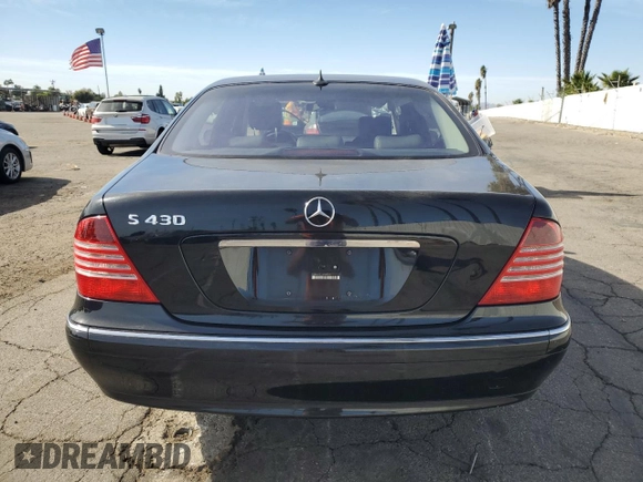 2003 Mercedes-Benz S-Class 4.3L with VIN WDBNG70J13A349510, listed as a Copart auction lot 79706894 with 76,124 mi miles and Salvage Title. Bid and sale history available at carsss.com. Image 6.