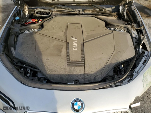 2024 BMW i7 eDrive50 with VIN WBY43EJ09RCR44541, listed as a Copart auction lot 79568514 with 520 mi miles and Salvage Title. Bid and sale history available at carsss.com. Image 11.