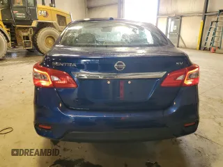 2019 Nissan Sentra S with VIN 3N1AB7AP8KY398394, listed as a Copart auction lot 54143585 with 43,347 mi miles and Salvage title. Bid and sale history available at DreamBid. Image 6.