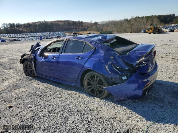 2018 Acura TLX w/A-SPEC Pkg with VIN 19UUB2F63JA006343, listed as a Copart auction lot 46148095 with 0 mi miles and Salvage Title. Bid and sale history available at carsss.com. Image 2.