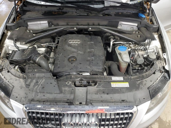 2012 Audi Q5 Premium Plus with VIN WA1LFAFP5CA122447, listed as a Copart auction lot 65022545 with 95,814 mi miles and Salvage title. Bid and sale history available at DreamBid. Image 12.