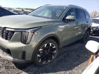 2024 Kia Sorento X-Line EX z VIN 5XYRHDJF1RG286538, wystawiony jako Copart lot #56538785 z przebiegiem 11 697 mil mil oraz Szkoda całkowita • Salvage title. Historia ofert i sprzedaży dostępna na DreamBid. Obrazek 1.