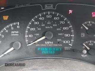 2002 Chevrolet Tahoe LS with VIN 1GNEC13Z42R208899, listed as a IAAI auction lot 41162432 with 268,783 mi miles and . Bid and sale history available at DreamBid. Image 7.