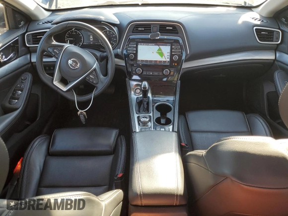 2018 Nissan Maxima SV with VIN 1N4AA6AP7JC408808, listed as a Copart auction lot 46719635 with 43,583 mi miles and Salvage Title. Bid and sale history available at DreamBid. Image 8.