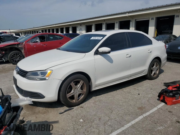 2013 Volkswagen Jetta SE with VIN 3VWDP7AJ4DM351667, listed as a Copart auction lot 54541425 with 185,854 mi miles and Salvage title. Bid and sale history available at DreamBid. Image 1.