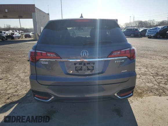 2017 Acura RDX with VIN 5J8TB4H34HL029879, listed as a Copart auction lot 50529325 with 102,641 mi miles and Salvage Title. Bid and sale history available at carsss.com. Image 6.