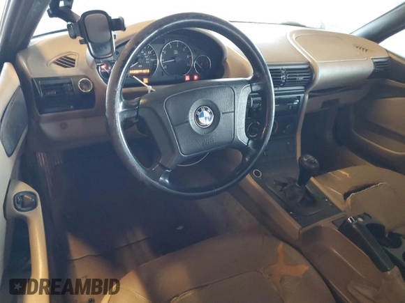 1997 BMW 3 Series 1.9L with VIN 4USCH7324VLB83708, listed as a Copart auction lot 42836745 with 220,898 mi miles and Clean Title. Bid and sale history available at carsss.com. Image 8.