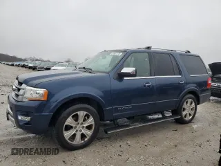 2015 Ford Expedition Platinum with VIN 1FMJU1MT4FEF46424, listed as a Copart auction lot 51551175 with 238,259 mi miles and Clean title. Bid and sale history available at DreamBid. Image 1.