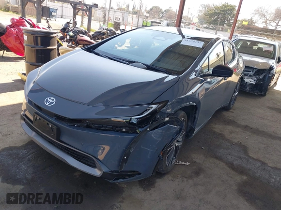 2024 Toyota Prius LE with VIN JTDACAAU3R3033010, listed as a IAAI auction lot 41670233 with 14,166 mi miles. Bid and sale history available at carsss.com. Image 17.