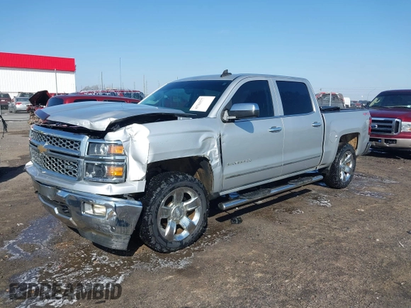 2015 Chevrolet Silverado 1500 LTZ with VIN 3GCUKSEC3FG429454, listed as a IAAI auction lot 41763577 with 134,503 mi miles. Bid and sale history available at carsss.com. Image 20.