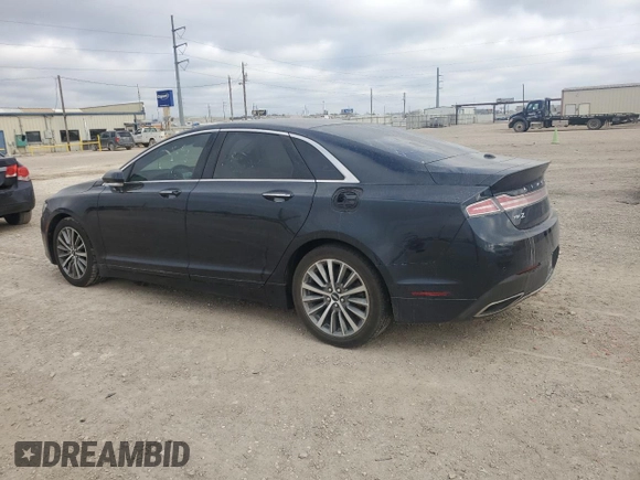 2020 Lincoln MKZ Standard with VIN 3LN6L5A97LR606083, listed as a Copart auction lot 48246525 with 92,657 mi miles and Salvage Title. Bid and sale history available at carsss.com. Image 2.