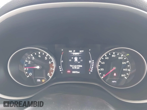 2020 Jeep Compass Latitude with VIN 3C4NJCBBXLT147596, listed as a IAAI auction lot 41382747 with 50,572 mi miles and . Bid and sale history available at DreamBid. Image 7.