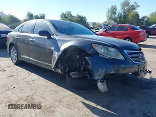 2008 Lexus LS 460 with VIN JTHBL46F085074230, listed as a IAAI auction lot 41851325 with 158,681 mi miles. Bid and sale history available at carsss.com. Image 1.