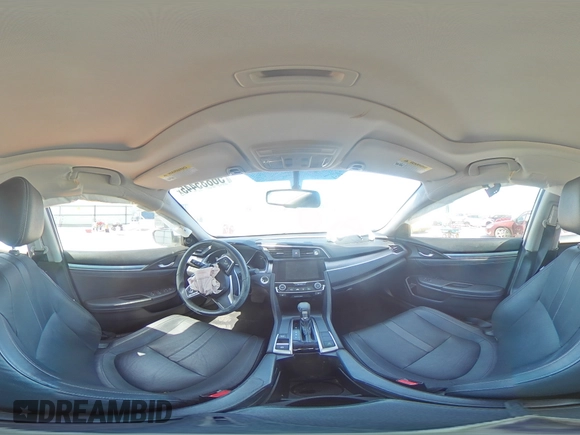 2018 Honda Civic EX-L z VIN JHMFC1F77JX016165, wystawiony jako Copart lot #56885445 z przebiegiem Nie podano mil oraz Szkoda całkowita • Salvage title. Historia ofert i sprzedaży dostępna na DreamBid. Obrazek 14.