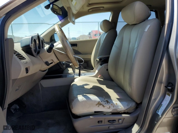 2004 Nissan Murano SL with VIN JN8AZ08W84W323643, listed as a Copart auction lot 66368854 with 190,304 mi miles and Salvage Title. Bid and sale history available at carsss.com. Image 7.