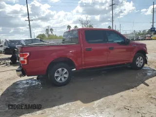 2020 Ford F-150 XL with VIN 1FTEW1CB9LKF33707, listed as a Copart auction lot 76889364 with 66,215 mi miles and Salvage Title. Bid and sale history available at carsss.com. Image 3.