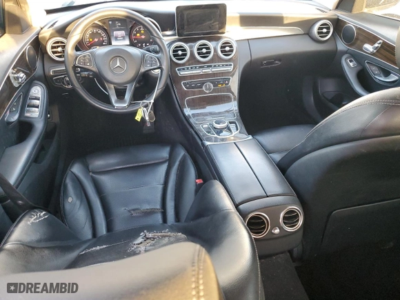 2017 Mercedes-Benz C-Class C 300 with VIN 55SWF4JB9HU199884, listed as a Copart auction lot 43668155 with 103,962 mi miles and Clean Title. Bid and sale history available at carsss.com. Image 8.