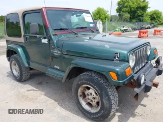 1999 Jeep Wrangler Sahara z VIN 1J4FY49S7XP442719, wystawiony jako IAAI lot #42506510 z przebiegiem 188 175 mil mil oraz . Historia ofert i sprzedaży dostępna na DreamBid. Obrazek 1.