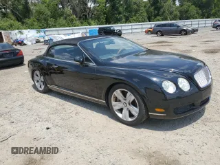 2007 Bentley Continental GT with VIN SCBDR33W97C045720, listed as a Copart auction lot 56370245 with 47,350 mi miles and Salvage Title. Bid and sale history available at DreamBid. Image 4.