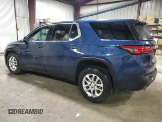 2022 Chevrolet Traverse LS with VIN 1GNEVFKW1NJ168119, listed as a Copart auction lot 80633784 with 19,096 mi miles and Salvage Title. Bid and sale history available at carsss.com. Image 2.