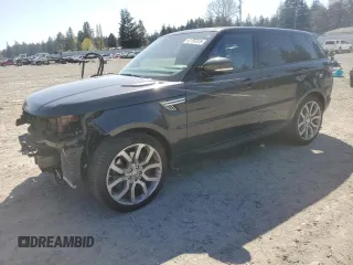2014 Land Rover Range Rover Sport Supercharged with VIN SALWR2EF7EA329751, listed as a Copart auction lot 52766325 with 28,262 mi miles and Salvage Title. Bid and sale history available at carsss.com. Image 1.