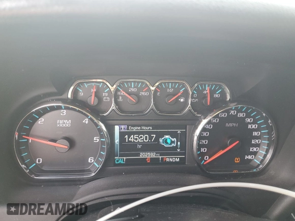2015 Chevrolet Suburban LT with VIN 1GNSKJKC9FR510682, listed as a Copart auction lot 55427315 with 202,592 mi miles and Salvage Title. Bid and sale history available at DreamBid. Image 9.