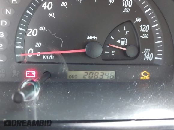 2004 Toyota Camry LE with VIN 4T1BF32K14U067269, listed as a IAAI auction lot 41528507 with 208,346 mi miles. Bid and sale history available at carsss.com. Image 7.