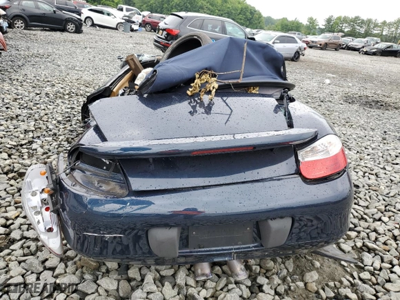 2000 Porsche Boxster S with VIN WP0CB2980YU660930, listed as a Copart auction lot 61270324 with 0 mi miles and Salvage Title. Bid and sale history available at carsss.com. Image 6.