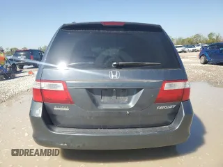 2005 Honda Odyssey EX with VIN 5FNRL38455B020843, listed as a Copart auction lot 50365725 with 235,321 mi miles and Salvage Title. Bid and sale history available at carsss.com. Image 6.