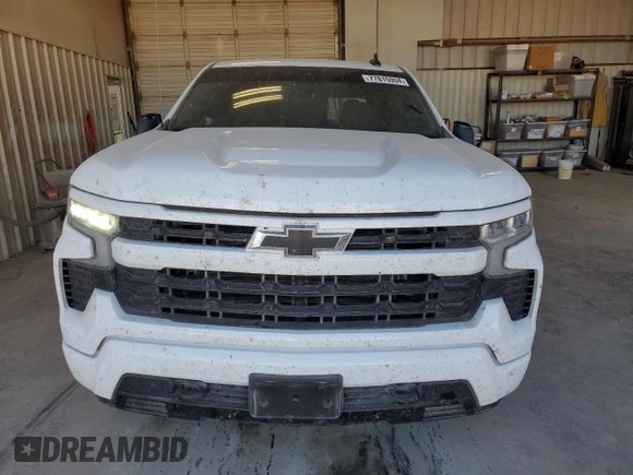 2024 Chevrolet Silverado 1500 RST with VIN 1GCPADED9RZ140250, listed as a Copart auction lot 77945184 with 21,301 mi miles and Salvage Title. Bid and sale history available at carsss.com. Image 5.