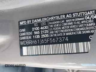 2005 Mercedes-Benz C 240 z VIN WDBRH61J65F567374, wystawiony jako IAAI lot #42477782 z przebiegiem 137 828 mil mil oraz . Historia ofert i sprzedaży dostępna na DreamBid. Obrazek 9.