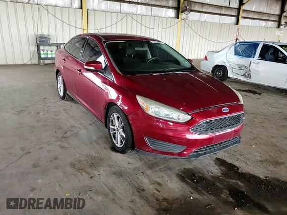 2015 Ford Focus SE with VIN 1FADP3F2XFL342222, listed as a Copart auction lot 48986705 with 138,049 mi miles and Salvage Title. Bid and sale history available at carsss.com. Image 10.