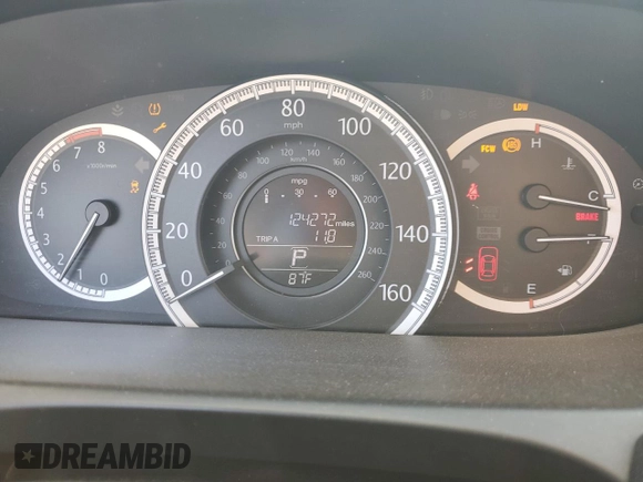 2015 Honda Accord EX-L с VIN 1HGCR2F8XFA156367, выставлен на аукционе Copart как лот 61101585 с пробегом 124 272 миль миль и Списание • Salvage title. История ставок и продаж доступна на DreamBid. Изображение 9.
