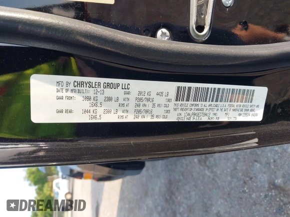2014 Jeep Patriot Sport with VIN 1C4NJPBA3ED720412, listed as a IAAI auction lot 42390785 with 215,446 mi miles and . Bid and sale history available at DreamBid. Image 9.