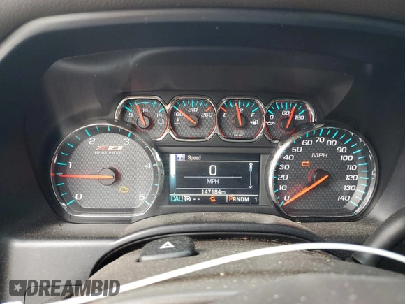 2016 Chevrolet Silverado 3500HD LTZ with VIN 1GC4K0E89GF287467, listed as a Copart auction lot 79270264 with 147,184 mi miles and Salvage Title. Bid and sale history available at carsss.com. Image 9.