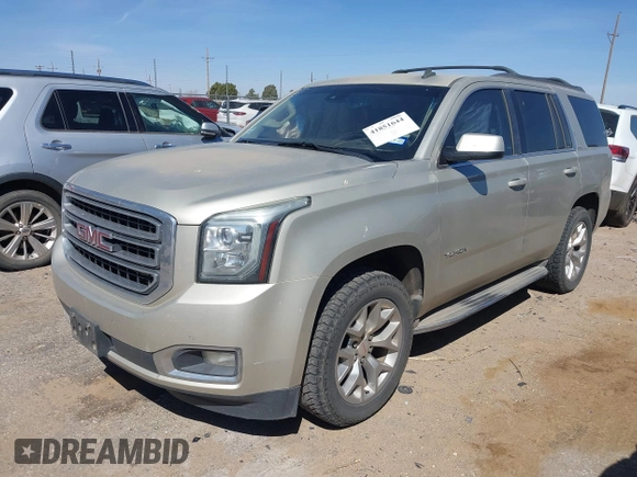 2015 GMC Yukon SLT with VIN 1GKS1BKC1FR145694, listed as a IAAI auction lot 41851644 with 162,592 mi miles. Bid and sale history available at carsss.com. Image 17.