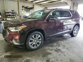2020 Chevrolet Traverse Premier with VIN 1GNERKKW0LJ301155, listed as a Copart auction lot 58410065 with 47,812 mi miles and Salvage title. Bid and sale history available at DreamBid. Image 1.