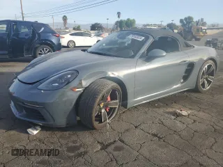 2018 Porsche 718 Boxster S with VIN WP0CB2A85JS228346, listed as a Copart auction lot 79142634 with 33,359 mi miles and Salvage Title. Bid and sale history available at DreamBid. Image 1.