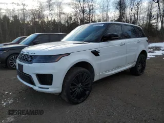 2022 Land Rover Range Rover Sport HSE Dynamic with VIN SALWR2SE8NA230321, listed as a Copart auction lot 46680074 with 10,030 mi miles and Salvage Title. Bid and sale history available at DreamBid. Image 1.