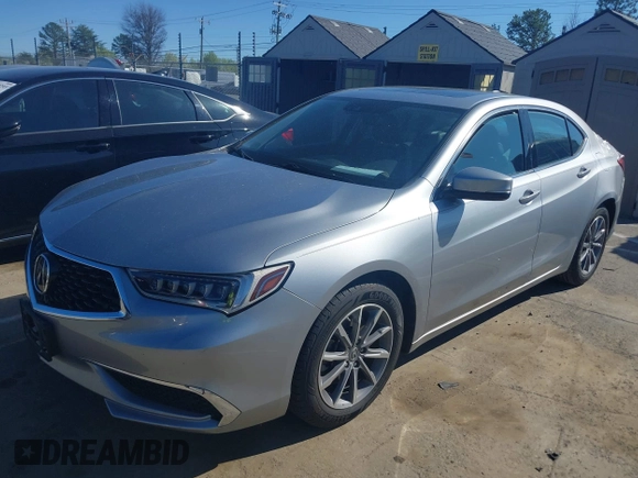 2018 Acura TLX w/Technology Pkg with VIN 19UUB1F56JA003499, listed as a IAAI auction lot 41810524 with 56,224 mi miles. Bid and sale history available at carsss.com. Image 17.