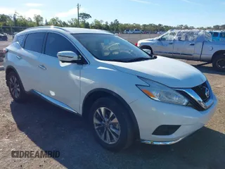 2016 Nissan Murano S with VIN 5N1AZ2MG9GN139159, listed as a IAAI auction lot 41854436 with 134,766 mi miles and . Bid and sale history available at carsss.com. Image 1.