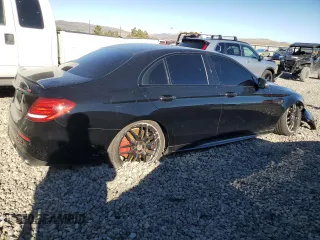 2018 Mercedes-Benz E-Class AMG E 63 S with VIN WDDZF8KB4JA256016, listed as a Copart auction lot 79601384 with 51,646 mi miles and Salvage Title. Bid and sale history available at carsss.com. Image 3.