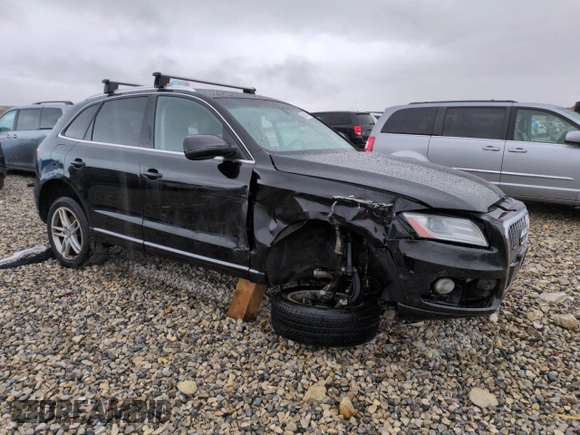 2014 Audi Q5 Premium Plus with VIN WA1CMAFP3EA095354, listed as a Copart auction lot 82421174 with 146,500 mi miles and Salvage title. Bid and sale history available at DreamBid. Image 4.