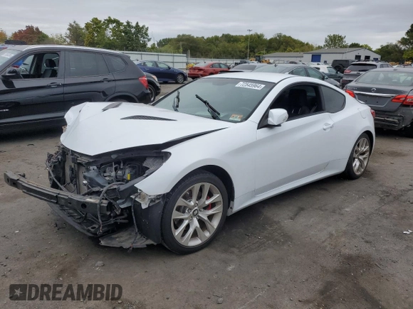 2015 Hyundai Genesis Coupe 3.8L Base z VIN KMHHT6KJ6FU125651, wystawiony jako Copart lot #72545964 z przebiegiem Nie podano mil oraz Szkody całkowita. Historia ofert i sprzedaży dostępna na DreamBid. Obrazek 1.