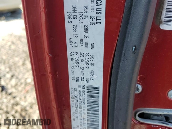 2016 Jeep Patriot Latitude z VIN 1C4NJPFAXGD640313, wystawiony jako Copart lot #41603235 z przebiegiem 112 119 mil mil oraz Szkoda całkowita • Salvage title. Historia ofert i sprzedaży dostępna na DreamBid. Obrazek 13.