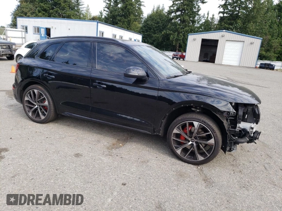 2021 Audi SQ5 Premium Plus with VIN WA1B4AFY0M2027218, listed as a Copart auction lot 67285314 with 35,310 mi miles and Salvage Title. Bid and sale history available at carsss.com. Image 4.