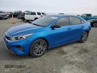 2022 Kia Forte GT-Line with VIN 3KPF54AD5NE475789, listed as a Copart auction lot 45711435 with 41,796 mi miles and Salvage Title. Bid and sale history available at carsss.com. Image 1.